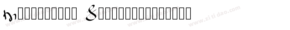 Mettallion Signature字体转换